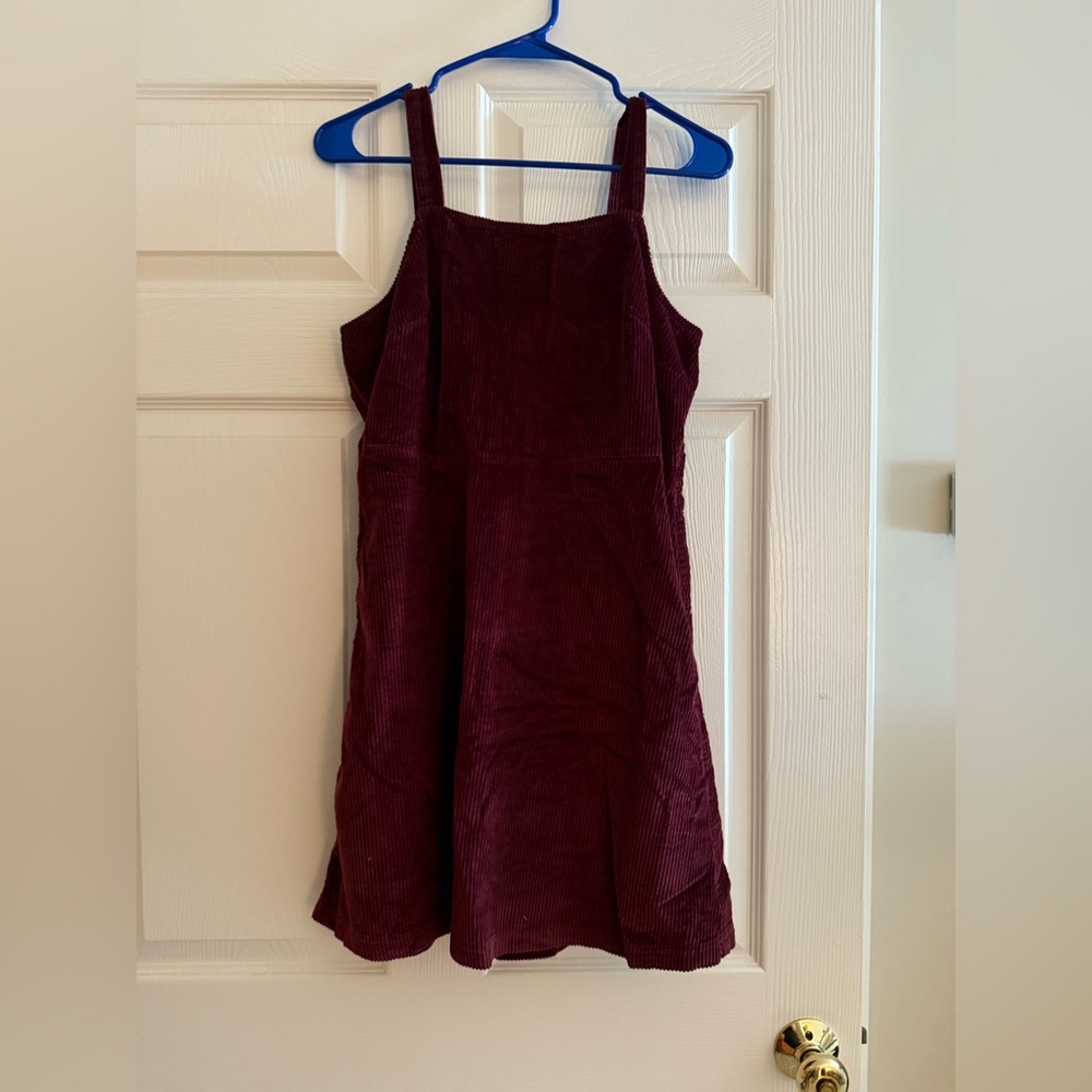American Eagle Outfitters Burgundy Mini Dress